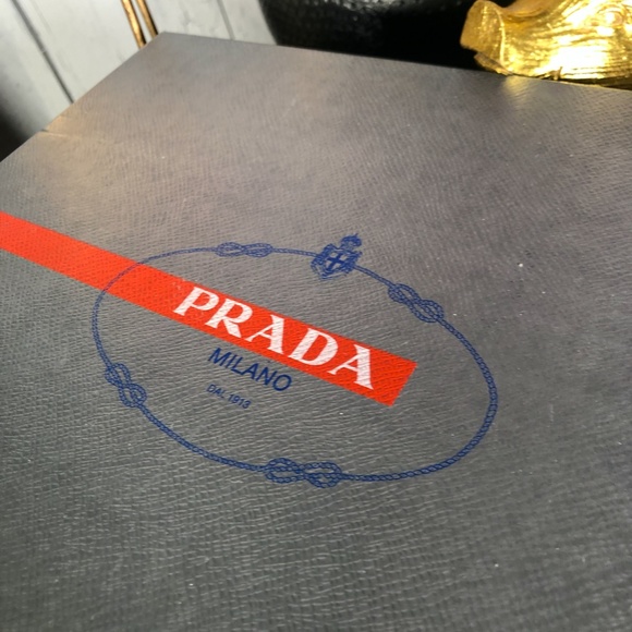 Prada Black Patent Leather PeepToe Wedge Pumps 8.5 - Picture 6 of 8